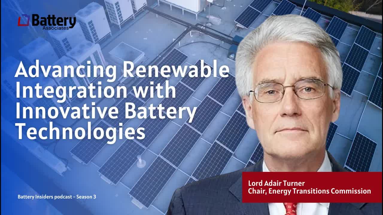 Advancing Renewable Integration with Innovative Battery Technologies cover art