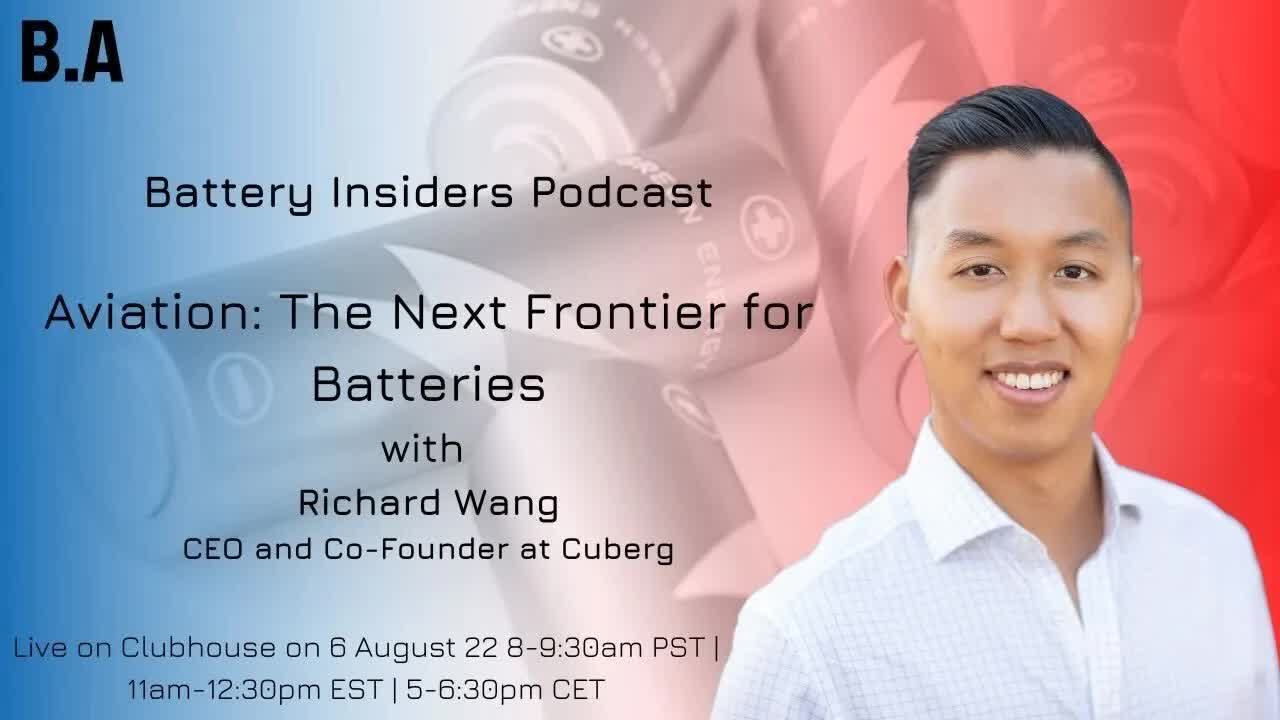 Richard Wang from Cuberg on Battery-powered aviation cover art